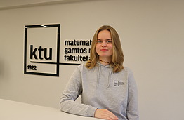 Gintarė Gabrielė Gabšytė: I am a physics student, but I have had the opportunity to work with students from other studies